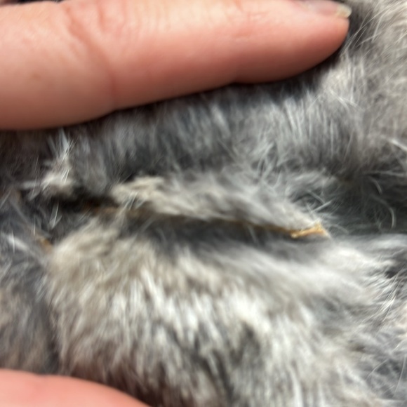 MONCLER Brown suede wedge natural fur bootie 38 - Picture 7 of 11